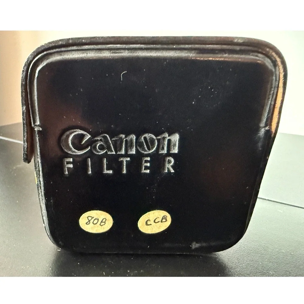 Canon 72mm Conversion B 3x Filter 80B Blue Color Correction Japan Case Camera
